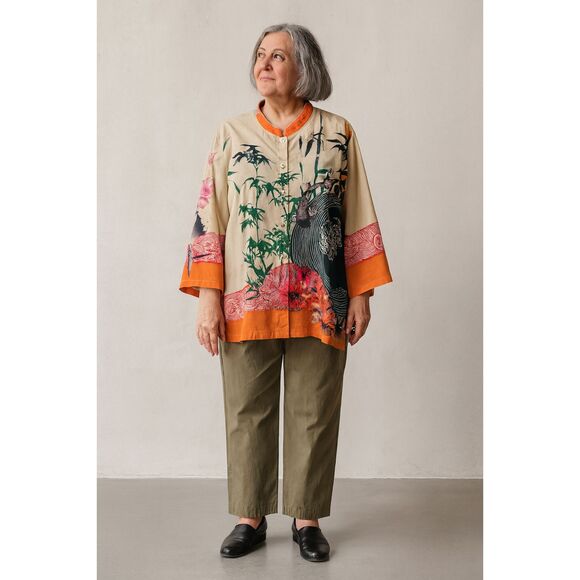 CITRON Santa Monica Multicolor Floral Button Up Shirt  Women's Size 2X - Picture 1 of 11